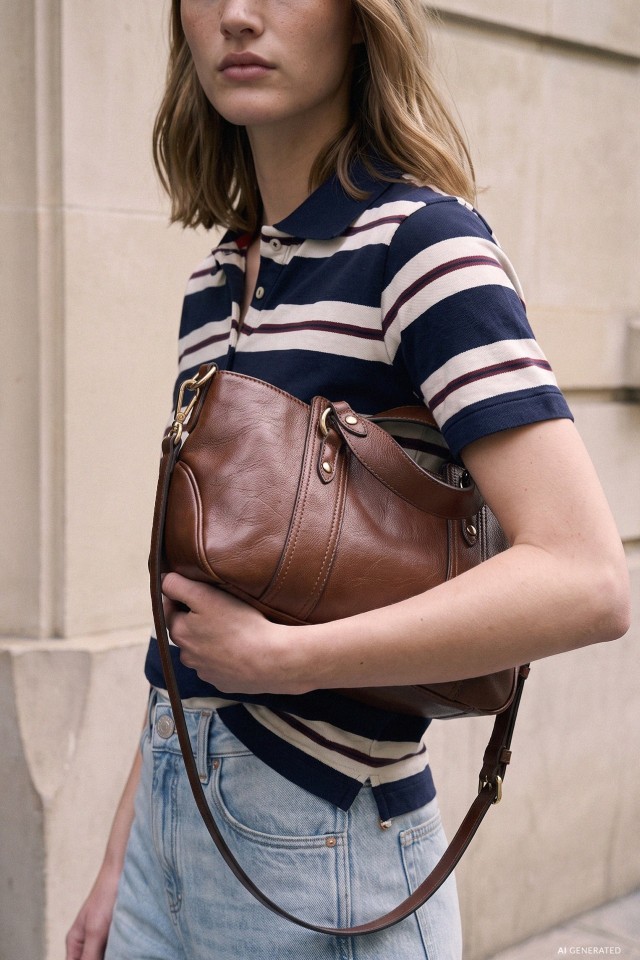 Small Brown Structured Bag Small Brown Structured Bag