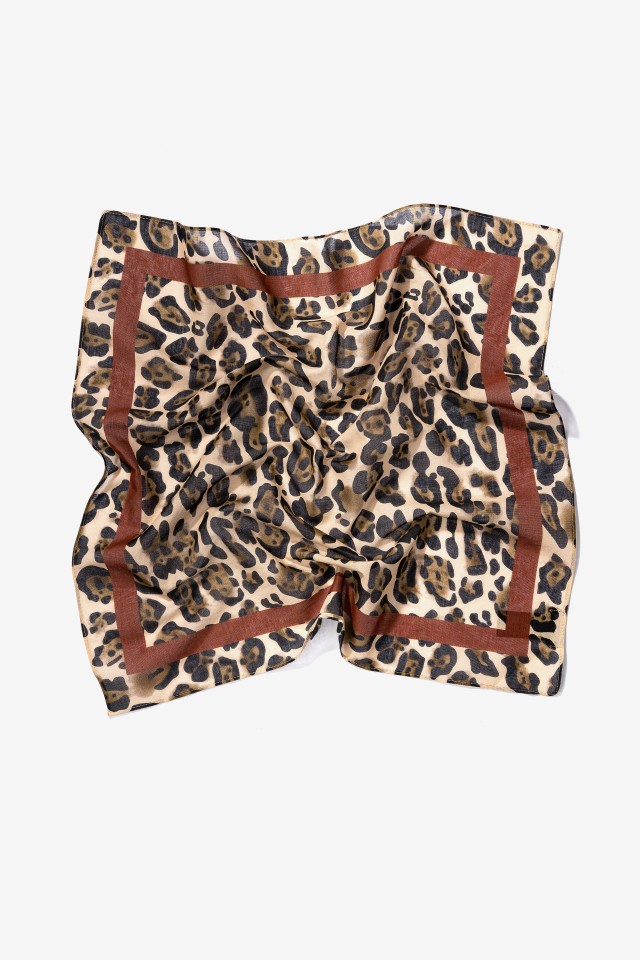 Bandana estampado animal print