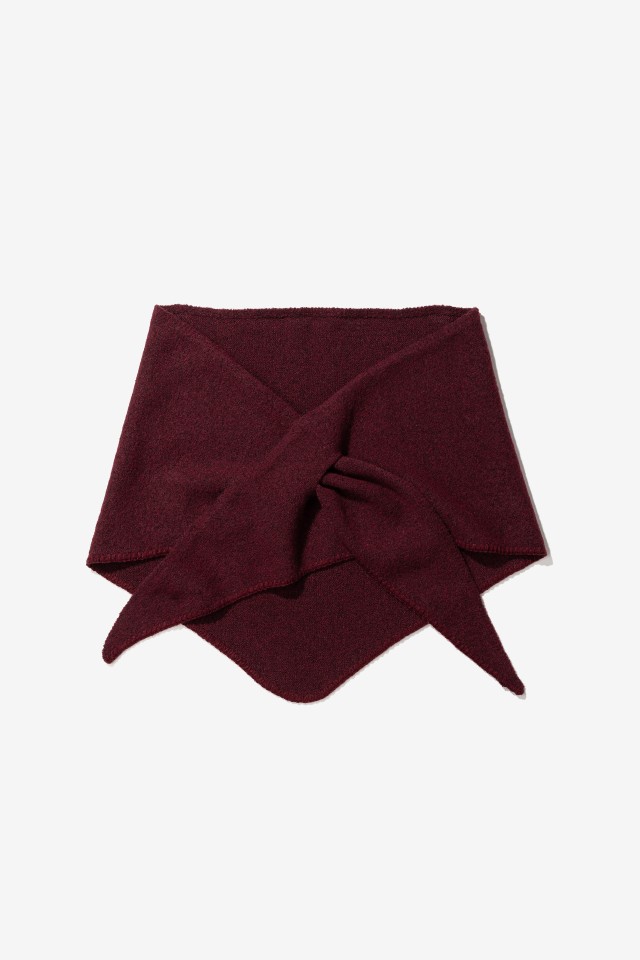 Burgundy Triangle Scarf Burgundy Triangle Scarf