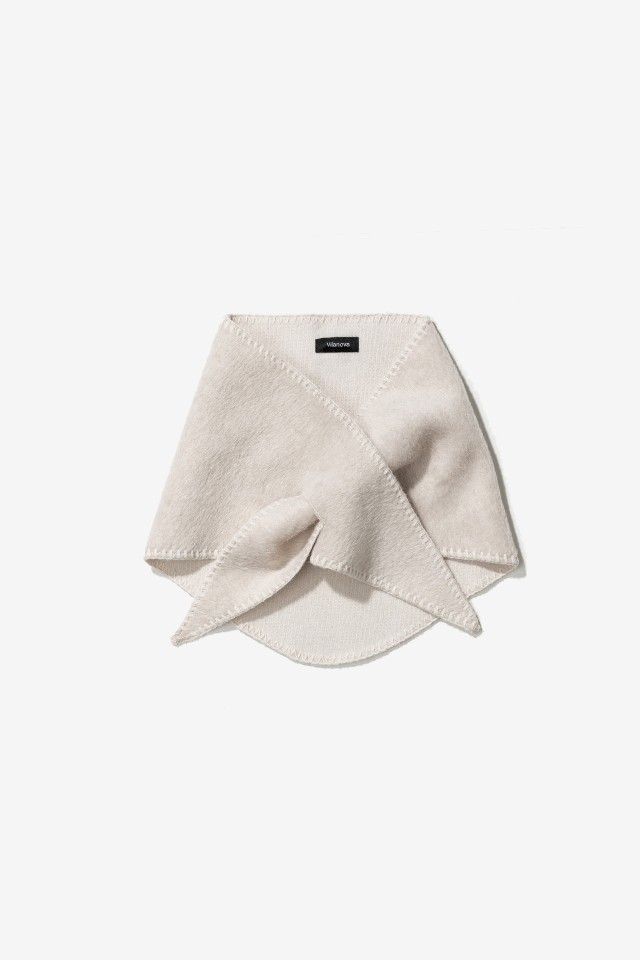 Bandana cruzada texturada