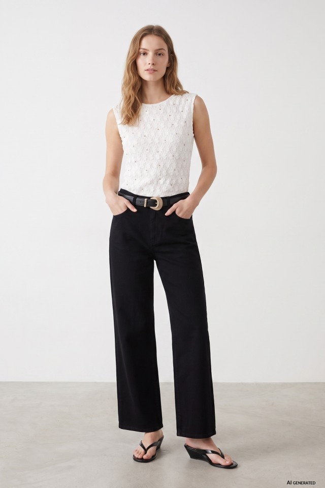 Beige Slim Textured Tee Beige Slim Textured Tee