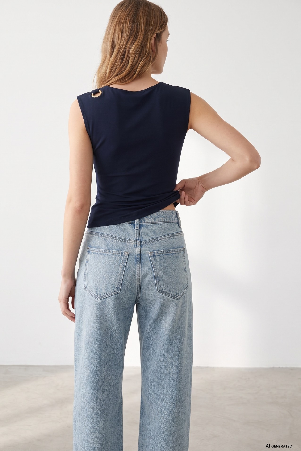 Blue Slim Fit T-shirt