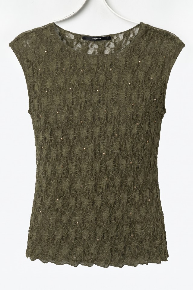 Slim green lace t-shirt Slim green lace t-shirt
