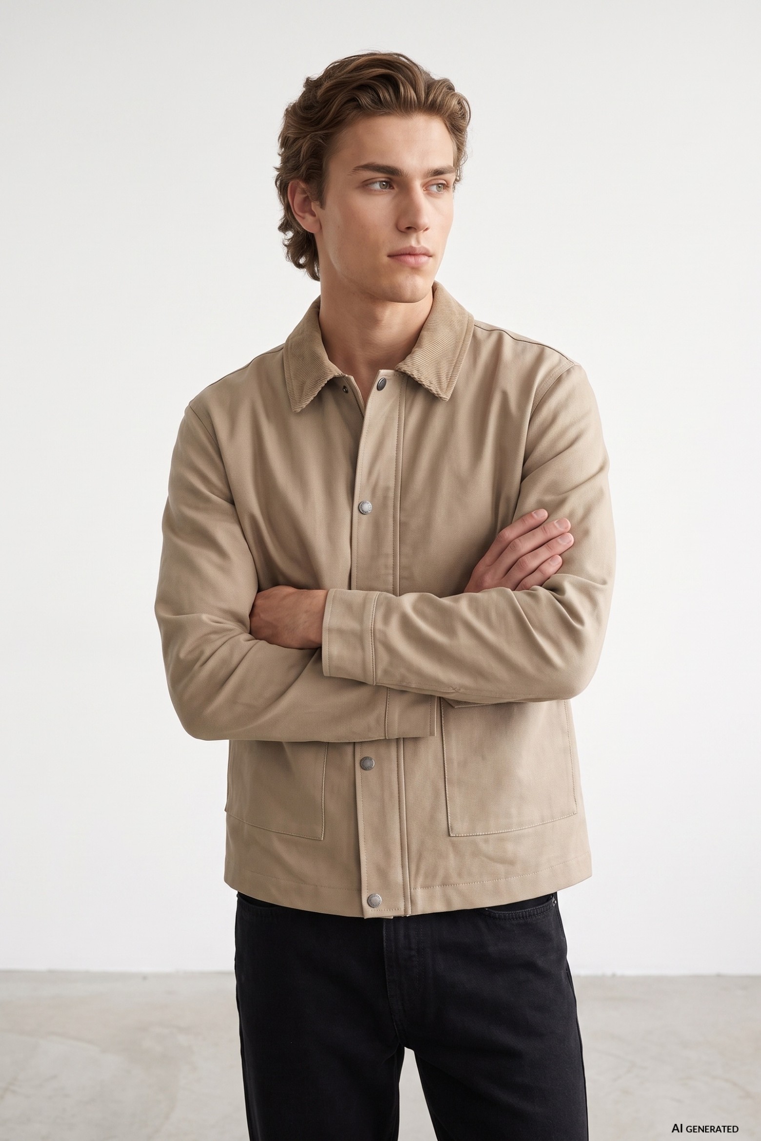 Beige Short Jacket