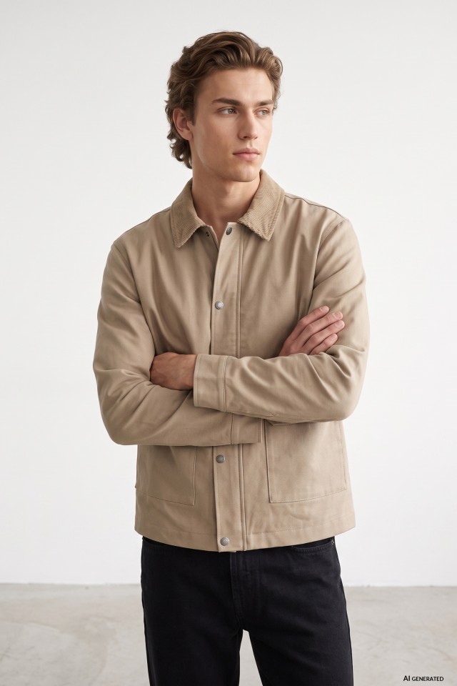Beige Short Jacket Beige Short Jacket