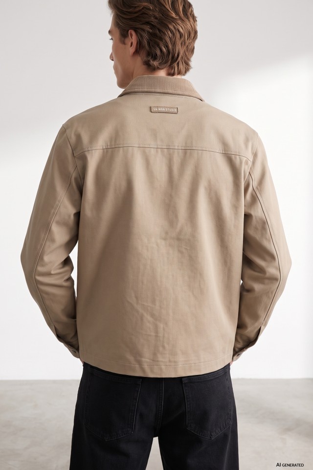 Beige Short Jacket Beige Short Jacket