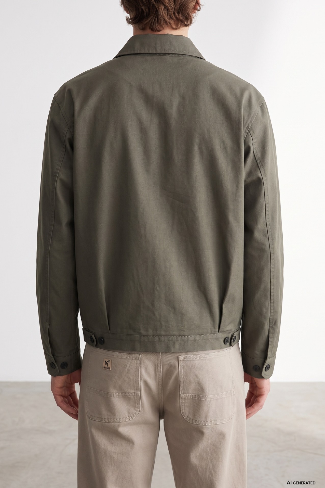 Green Short Casual Jacket