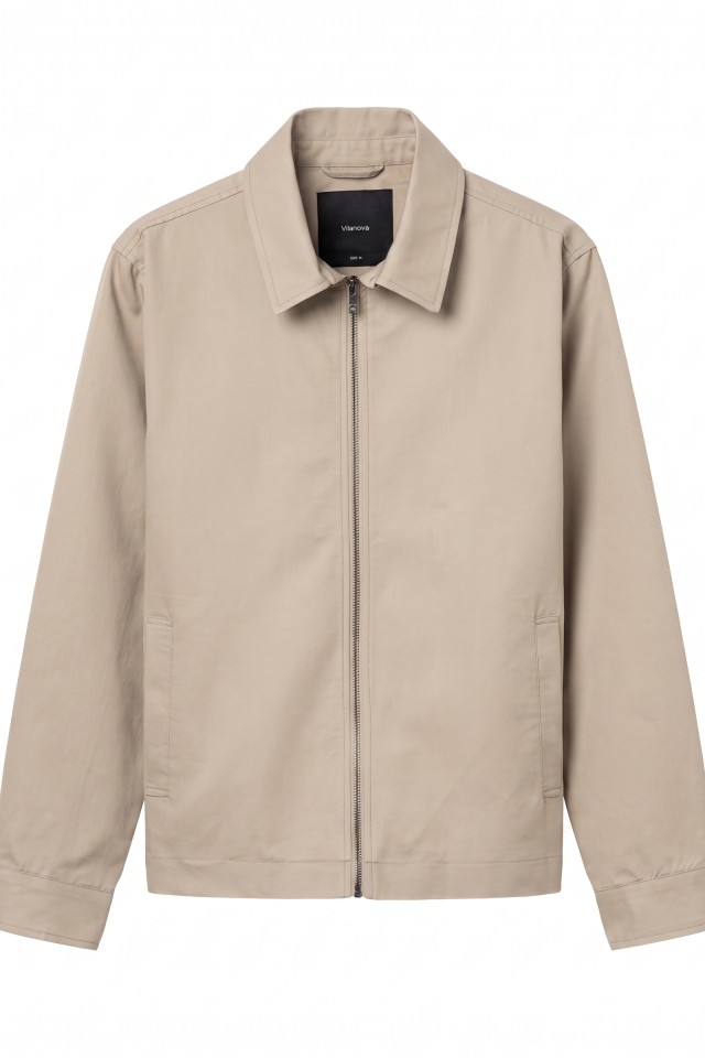 Beige Short Casual Jacket Beige Short Casual Jacket