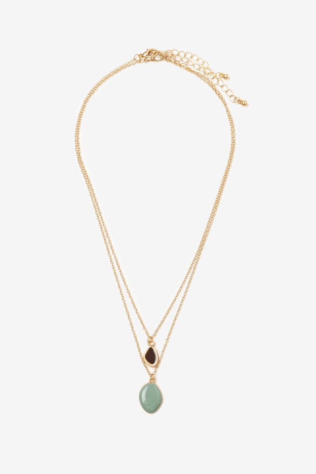 Layered Gold Necklace Set Layered Gold Necklace Set