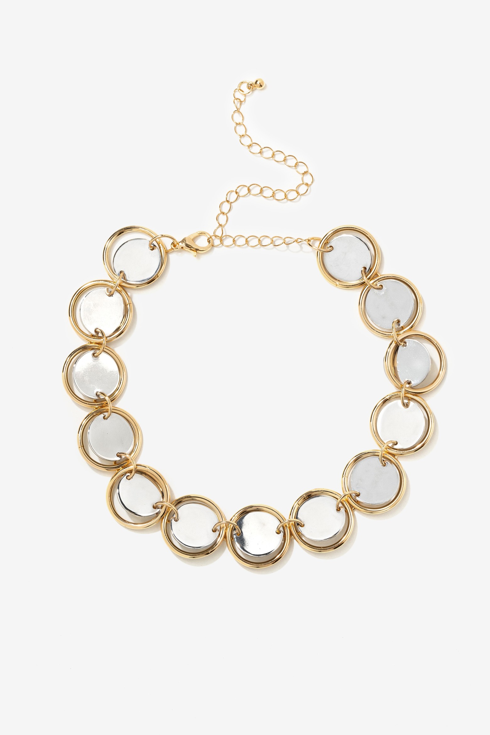 Colar chunky elos dourados