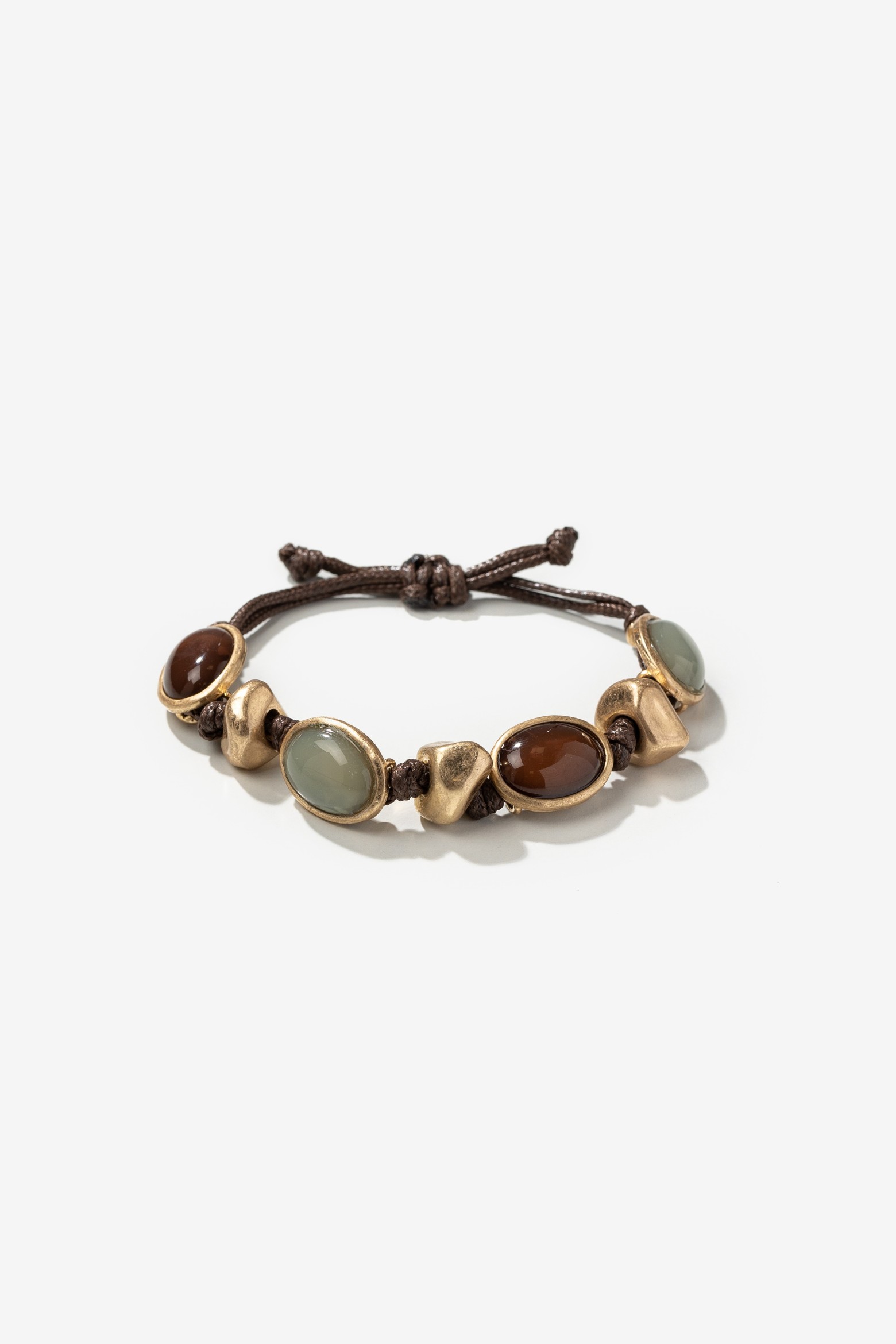 Gold Tone Bead Bracelet