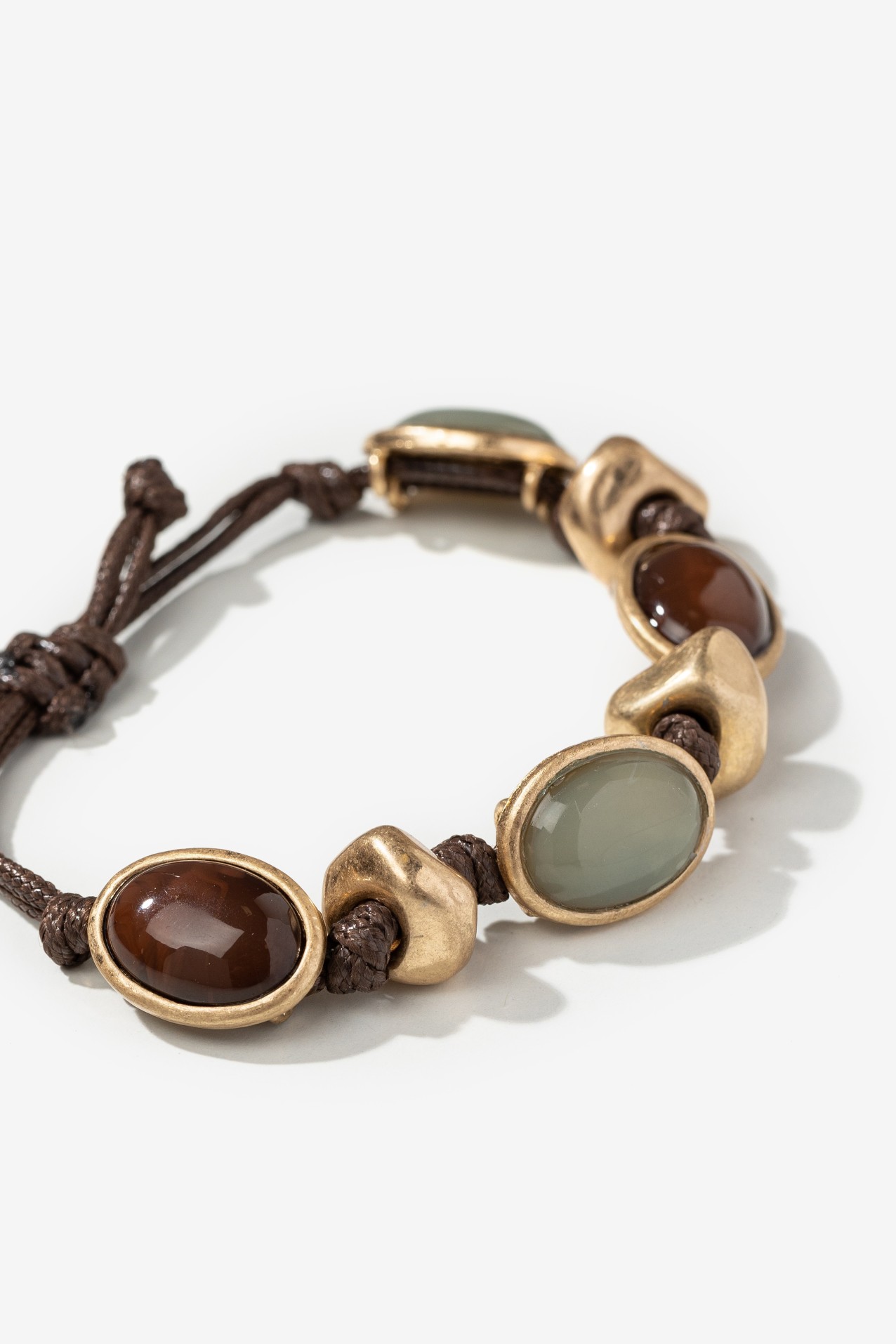 Gold Tone Bead Bracelet