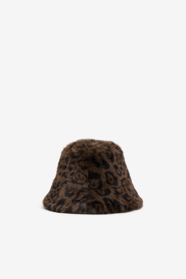 Brown Leopard Bucket Hat