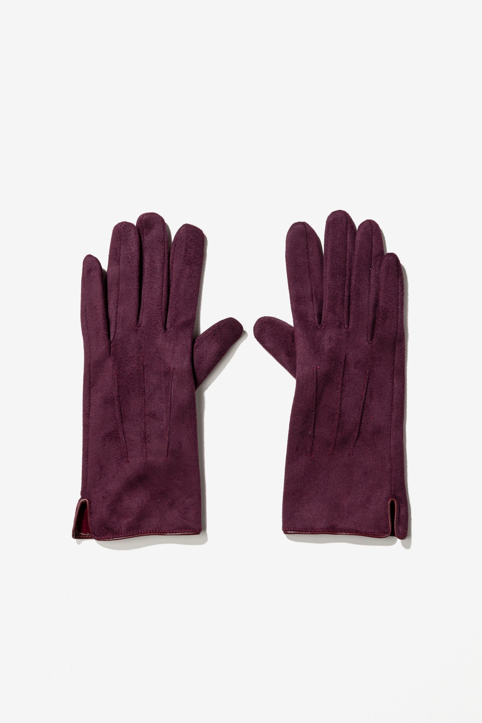 Burgundy Gloves