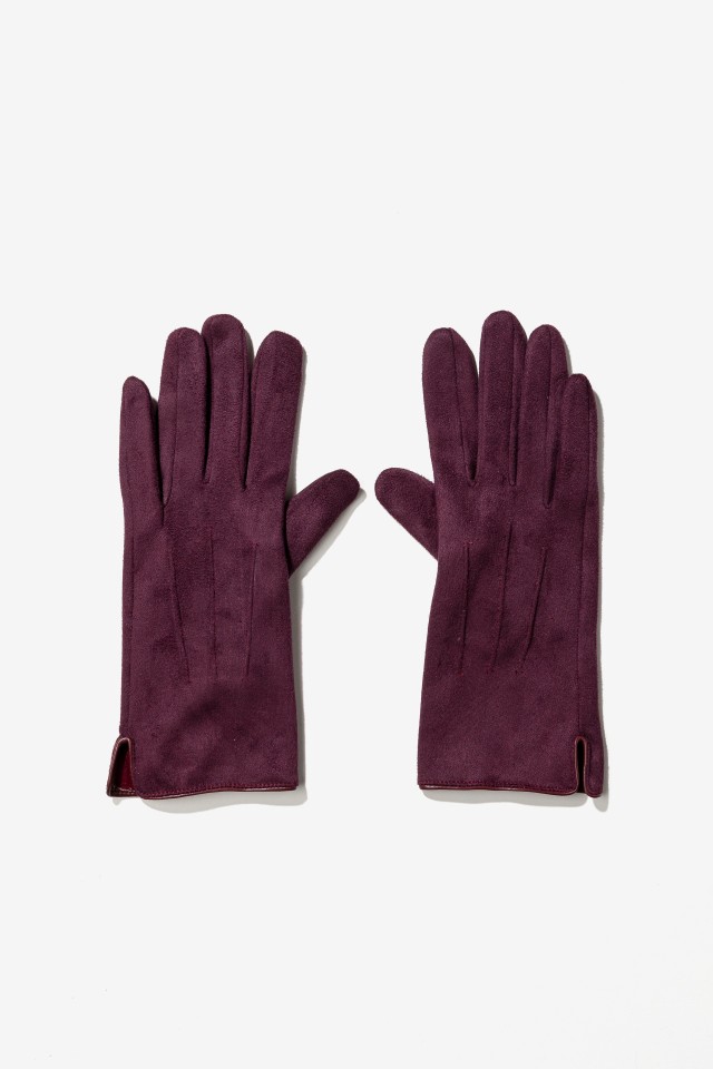 Burgundy Gloves