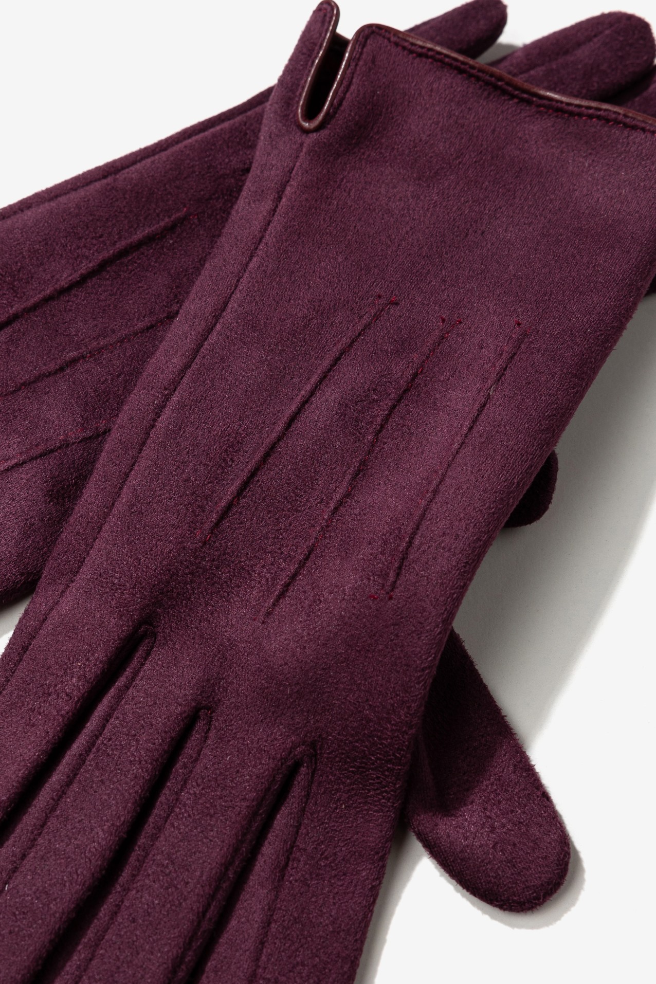Burgundy Gloves