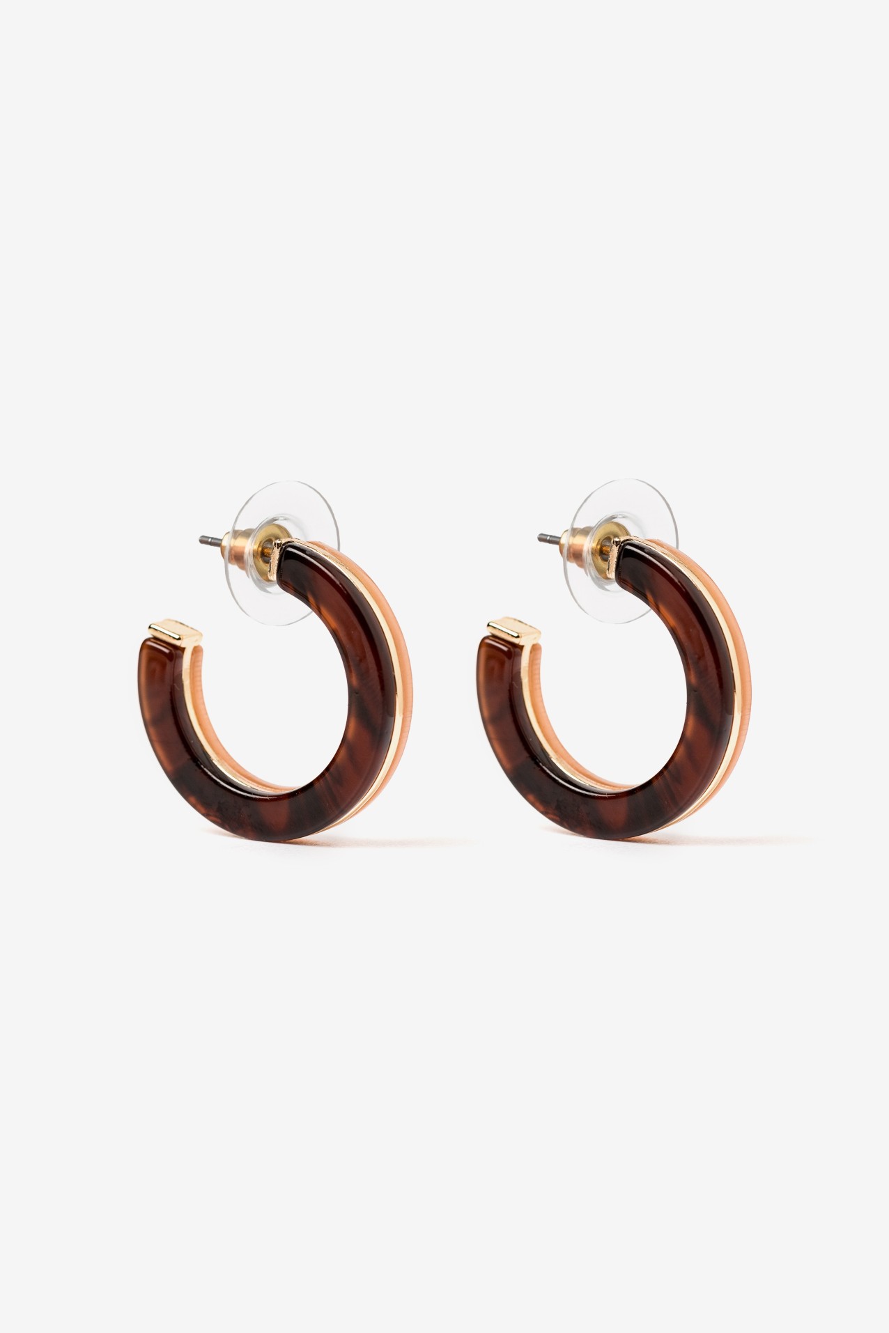 Chunky Marbled Pink Hoops