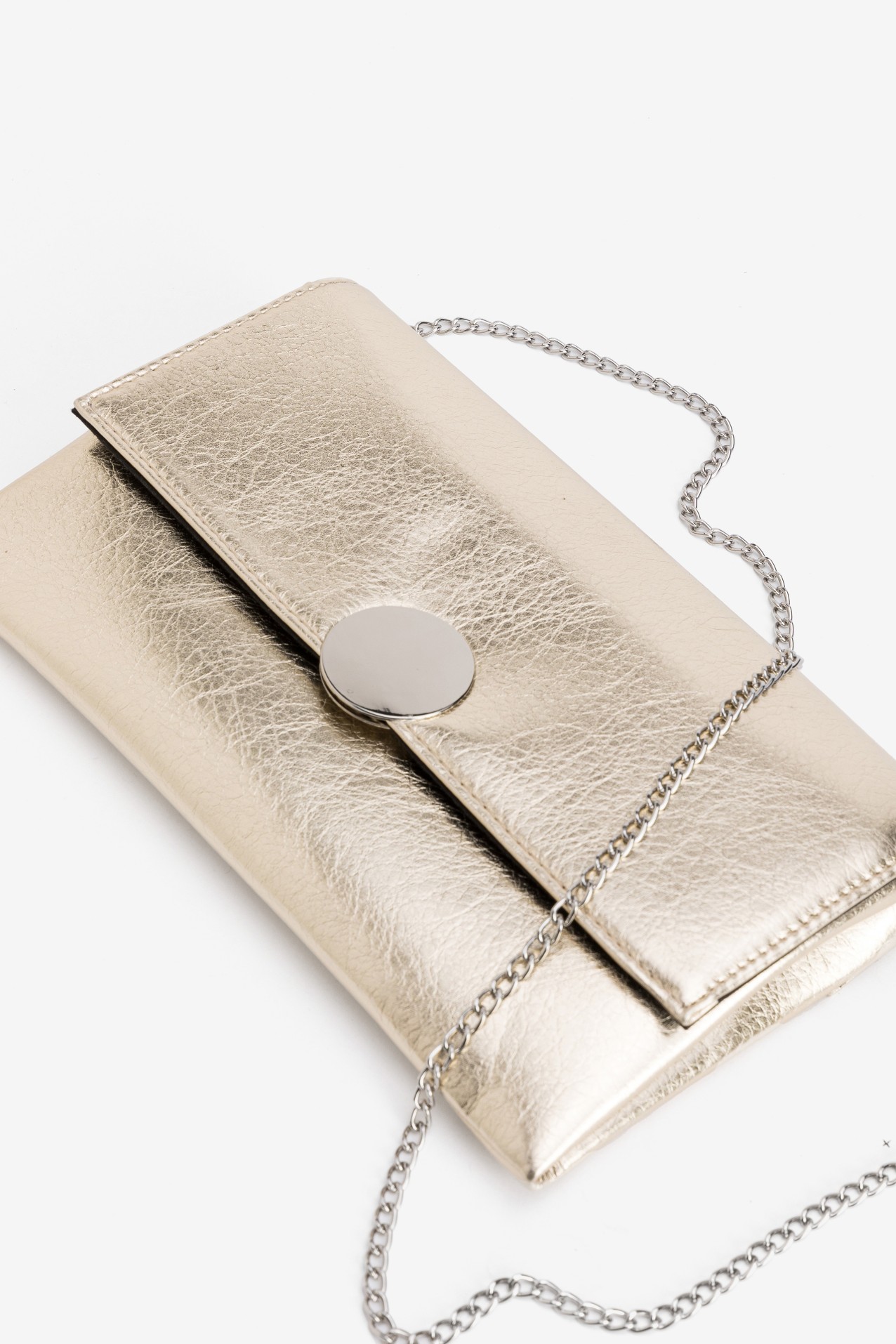 Golden Rectangular Party Clutch