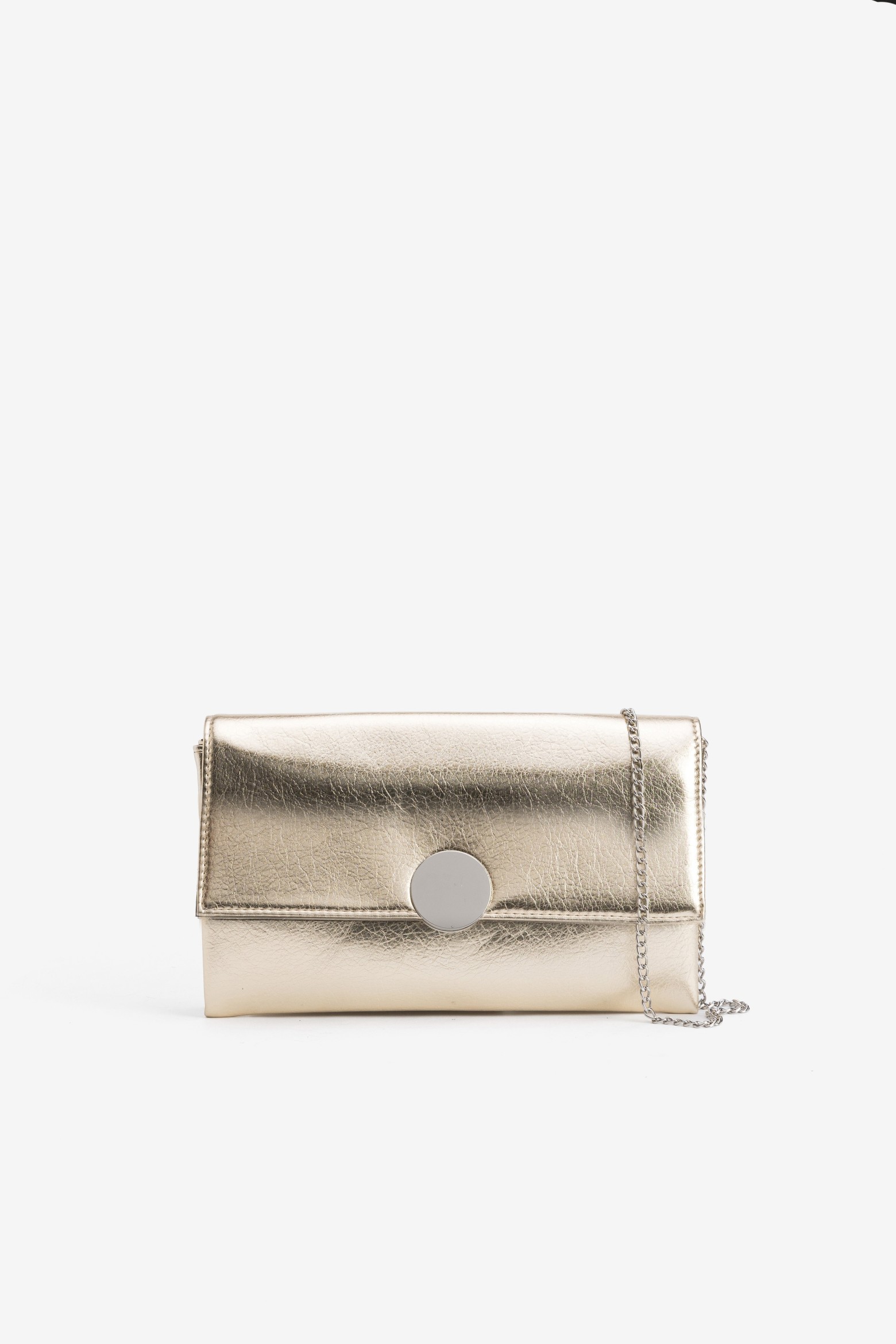 Golden Rectangular Party Clutch