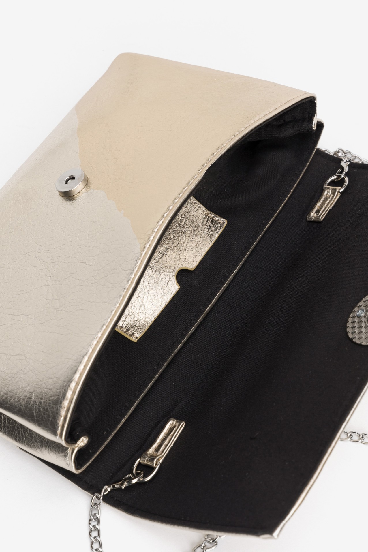 Golden Rectangular Party Clutch