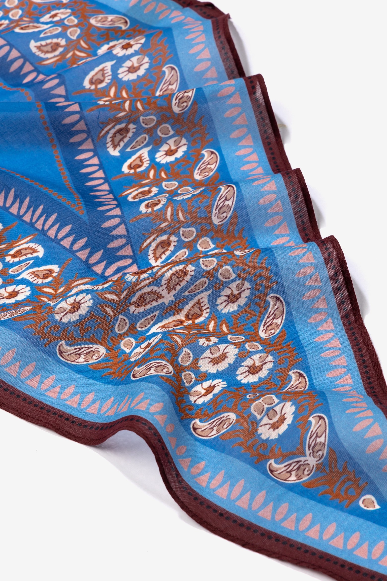 Blue Floral Bandana Skinny