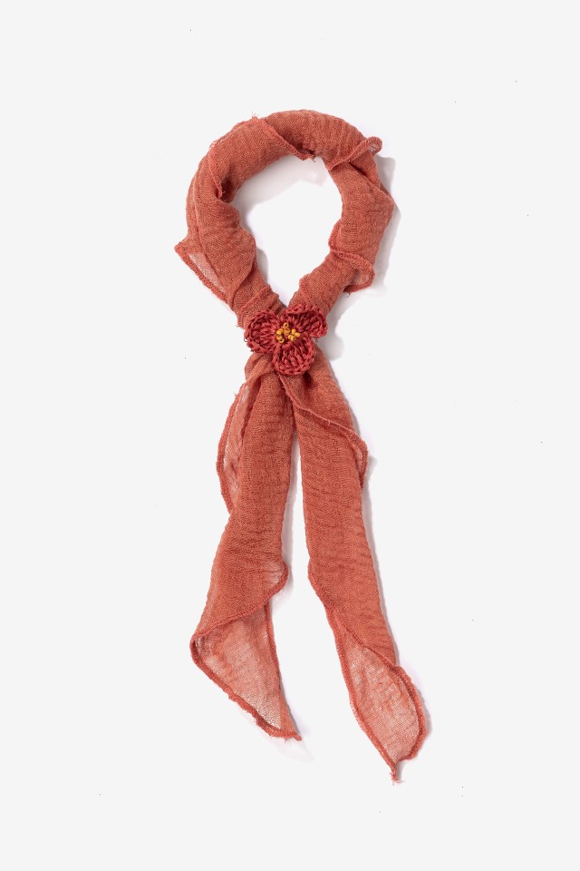 Pink Skinny Bandana Flower
