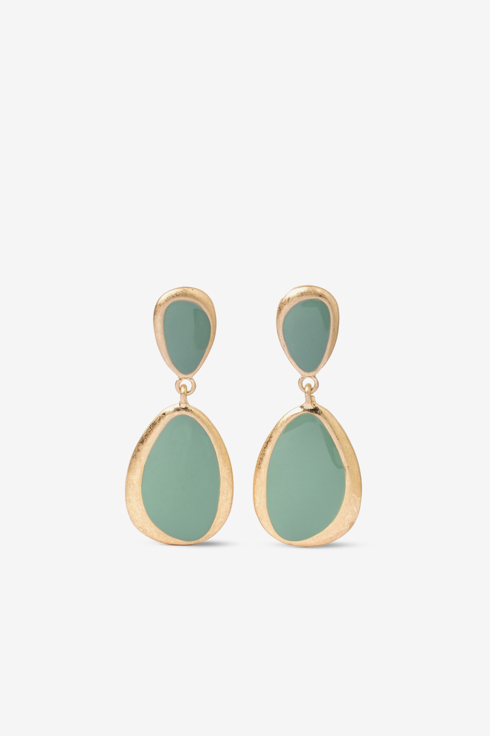 Gold Tone Drop Earrings