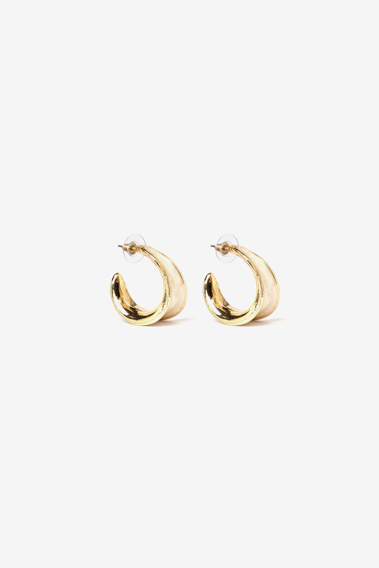 Chunky Gold Hoop Earrings
