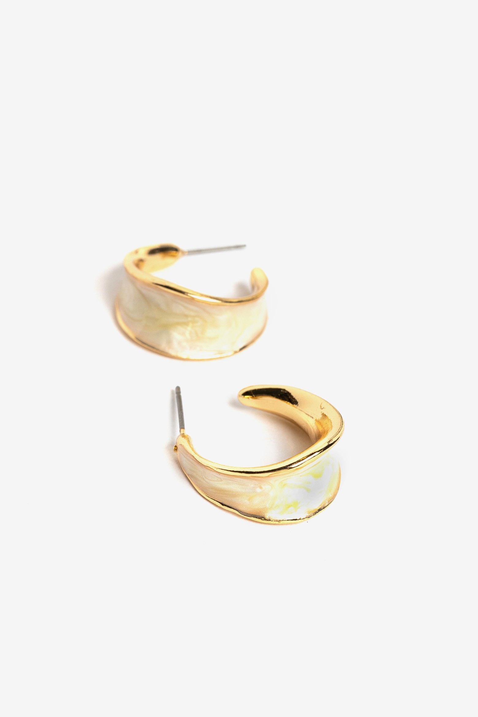 Chunky Gold Hoop Earrings