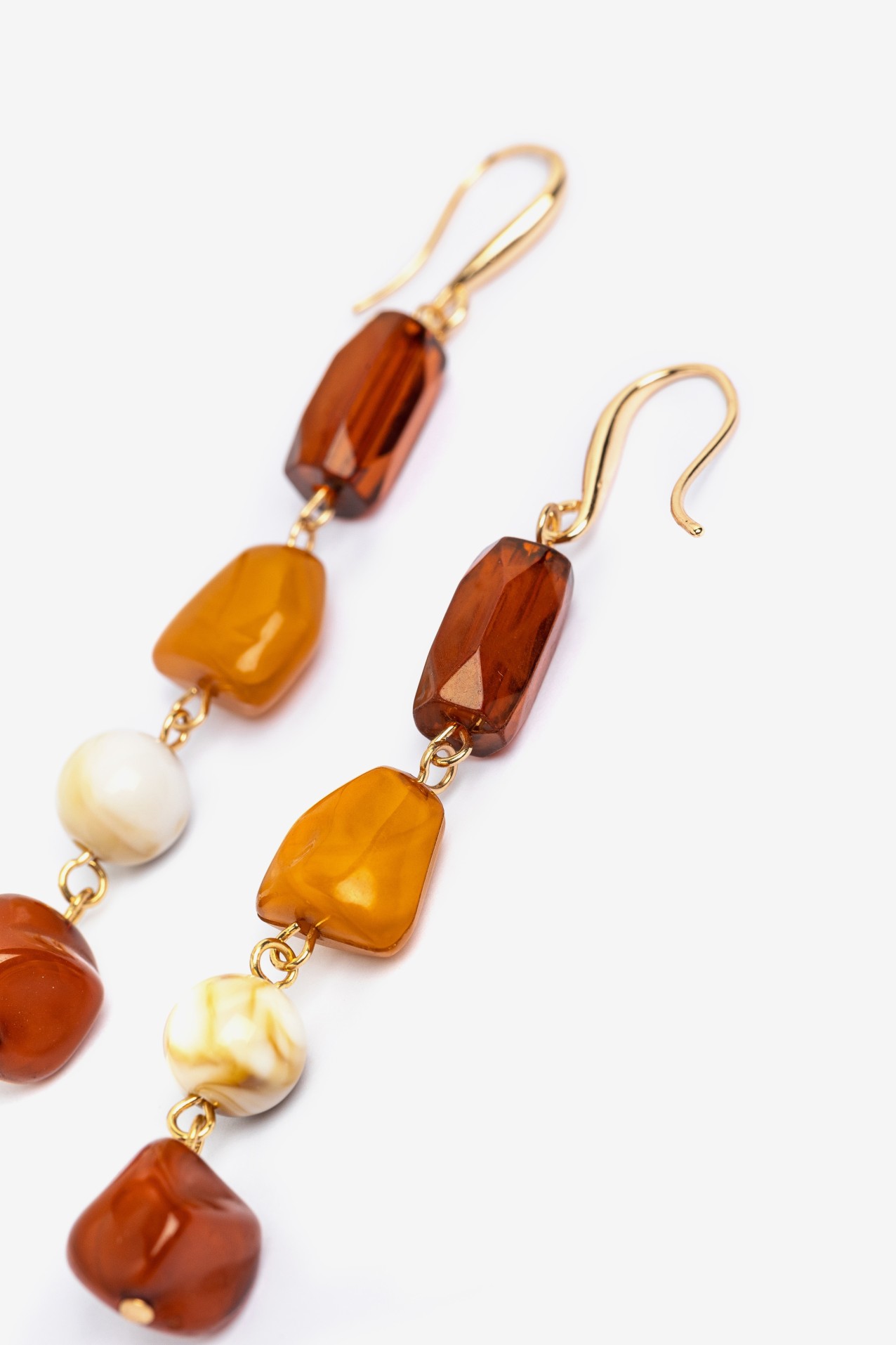Gold Toned Statement Earrings
