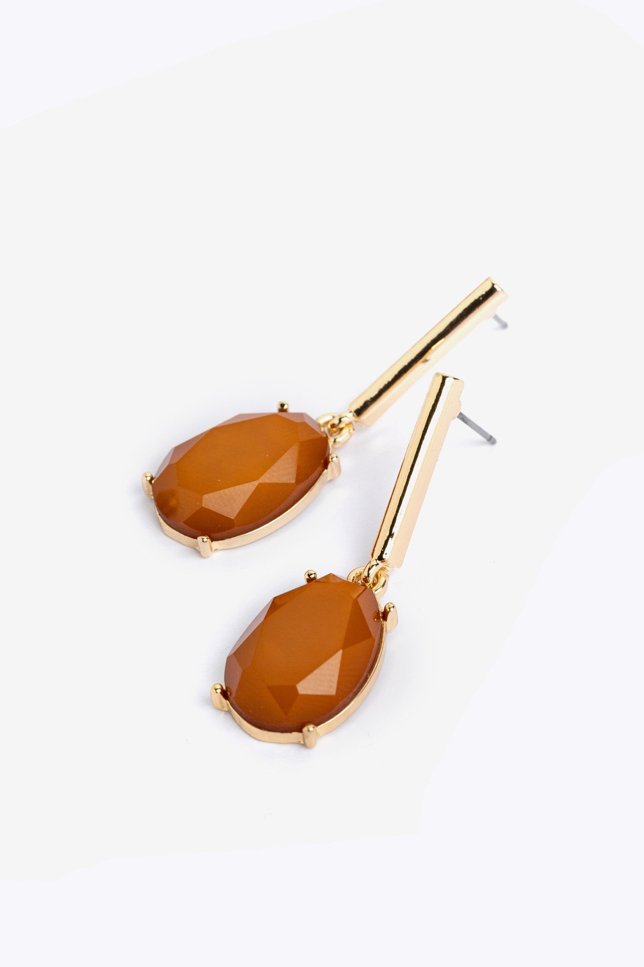 Gold Tone Drop Earrings