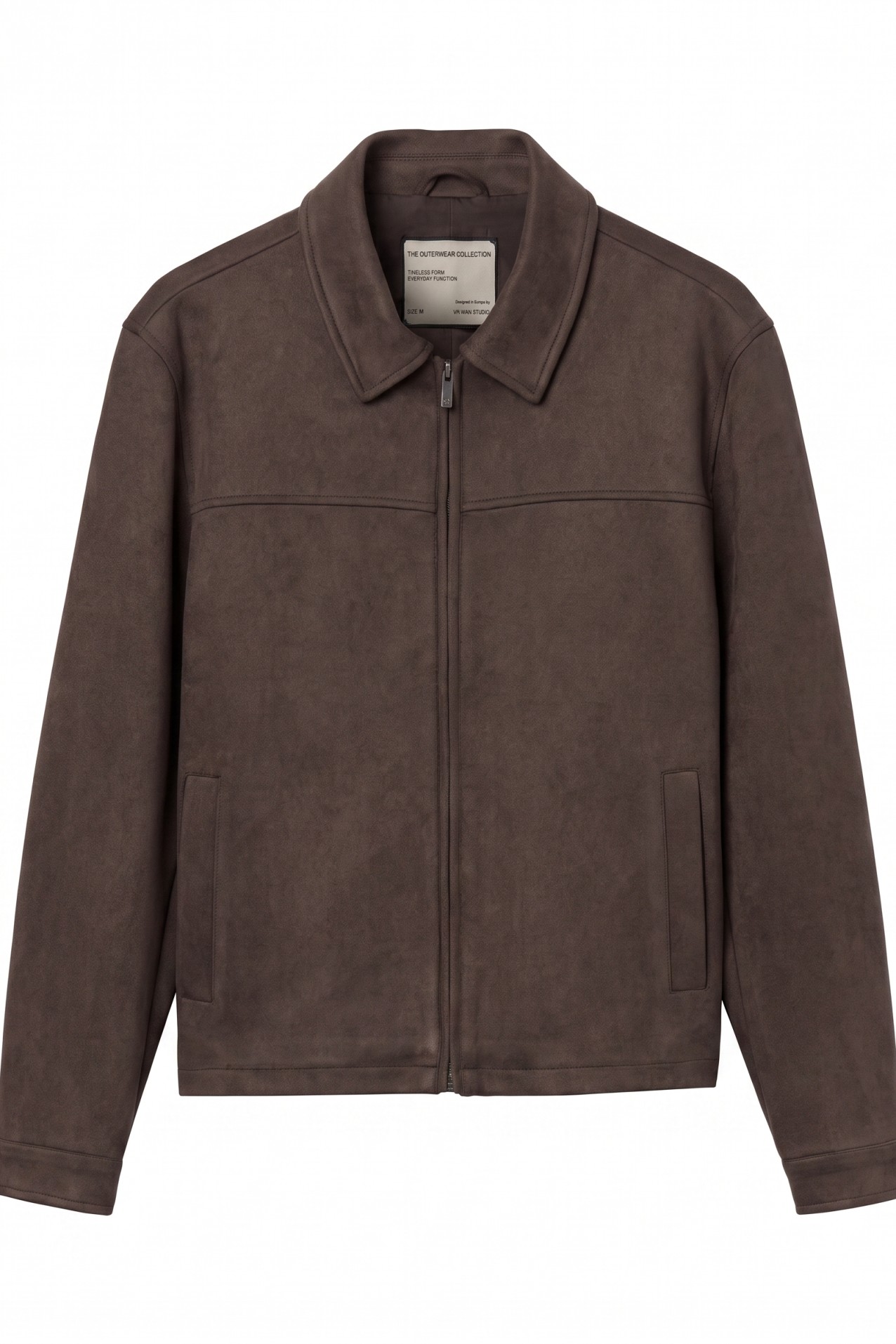 Short Brown Zip Jacket