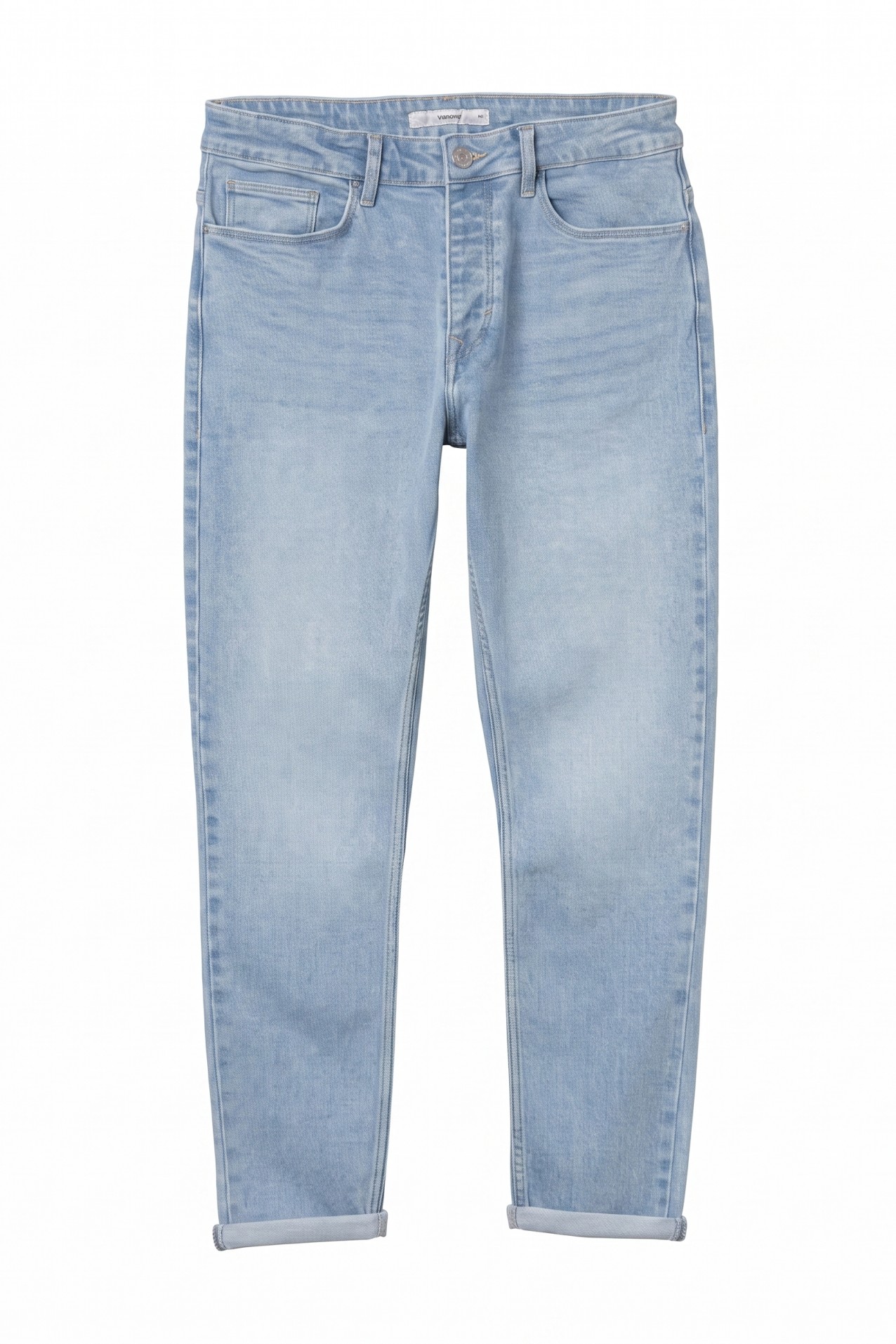 Jeans tapered azul claro