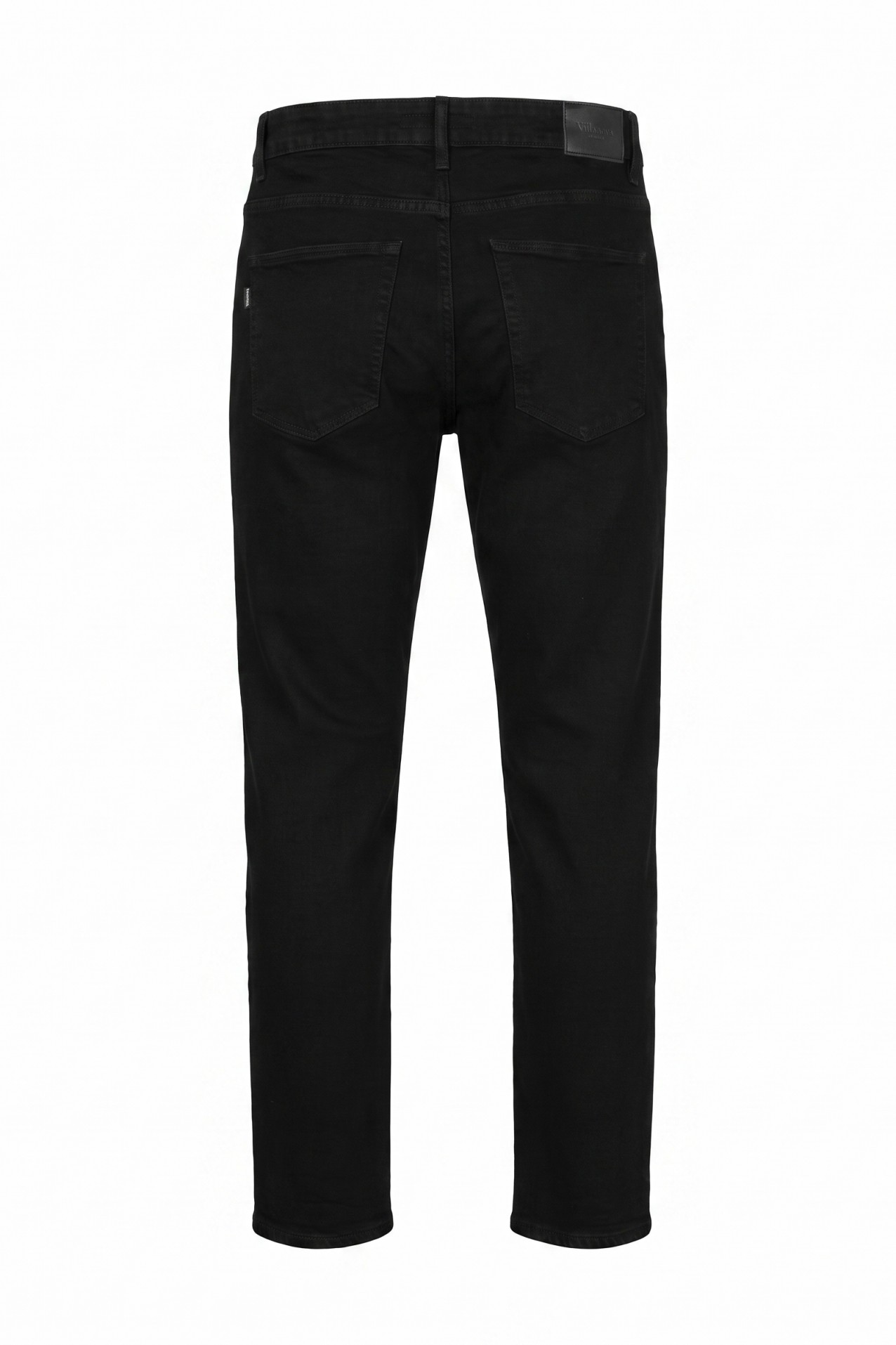 Black Tapered Fit Jeans