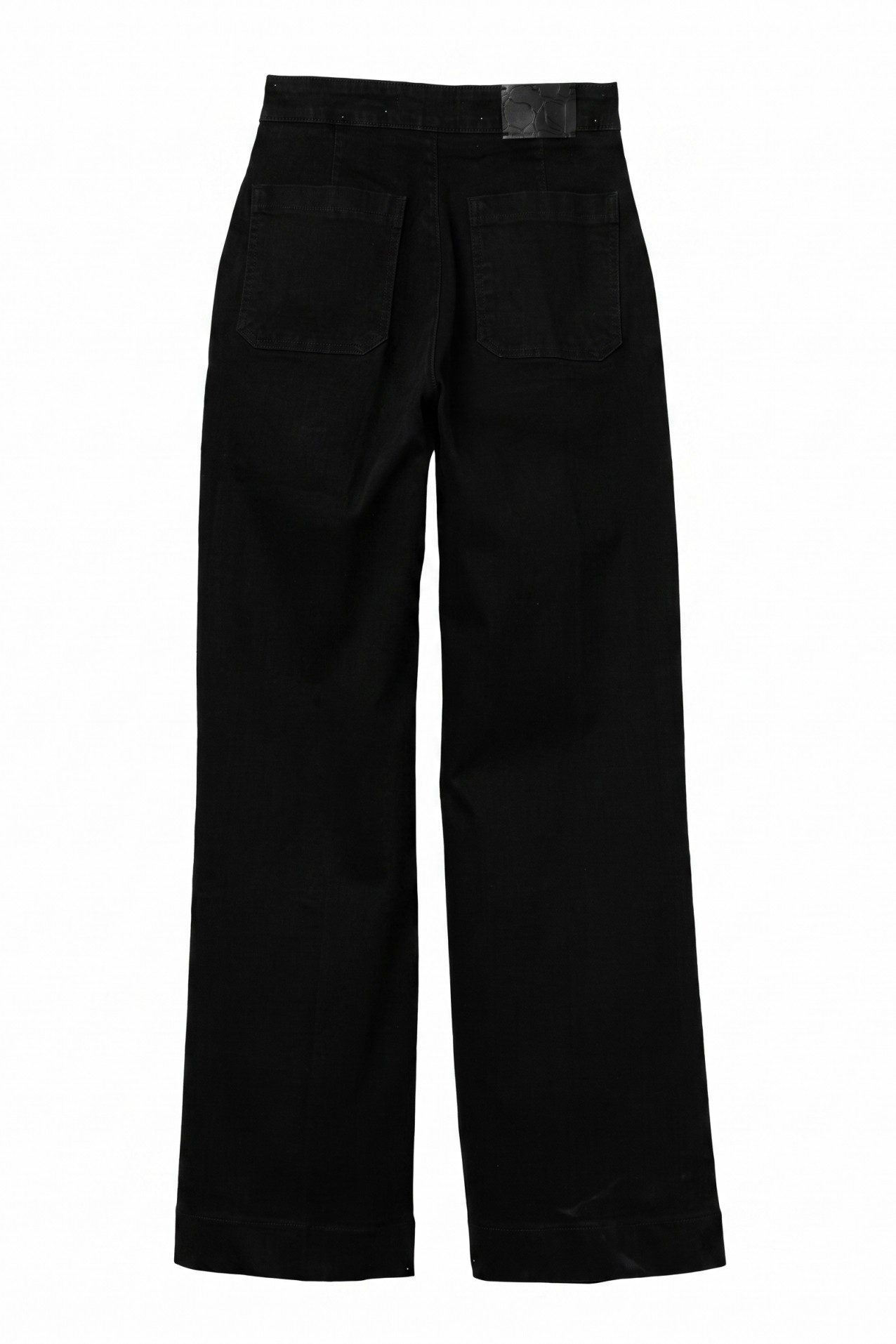 Jeans wide leg preto