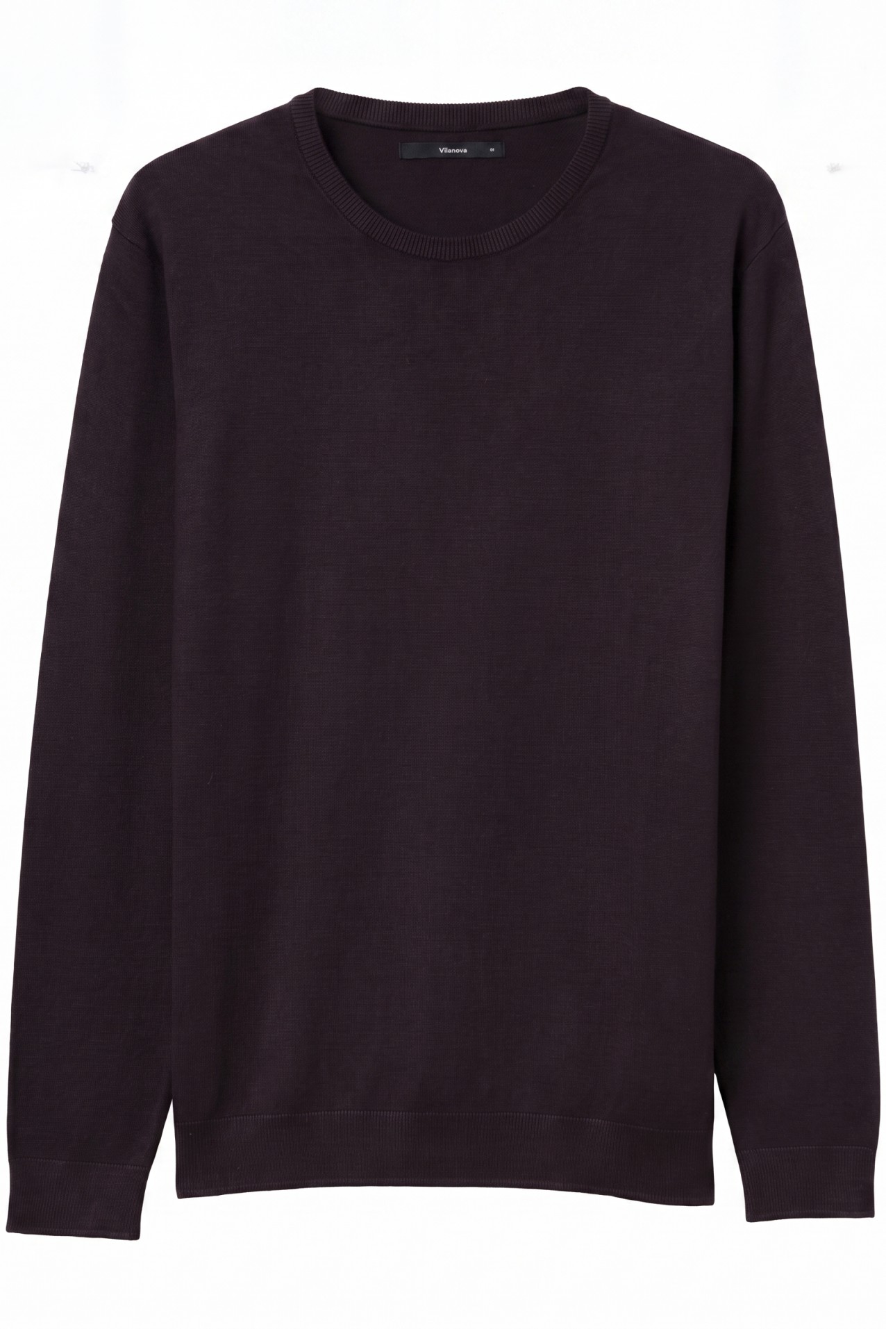 Dark Red Knit Sweater