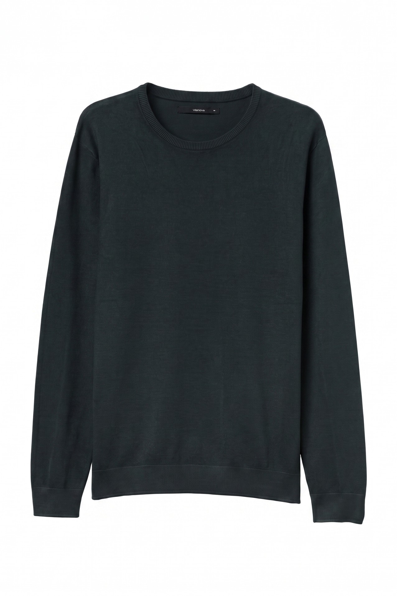 Green Regular Knit Sweater