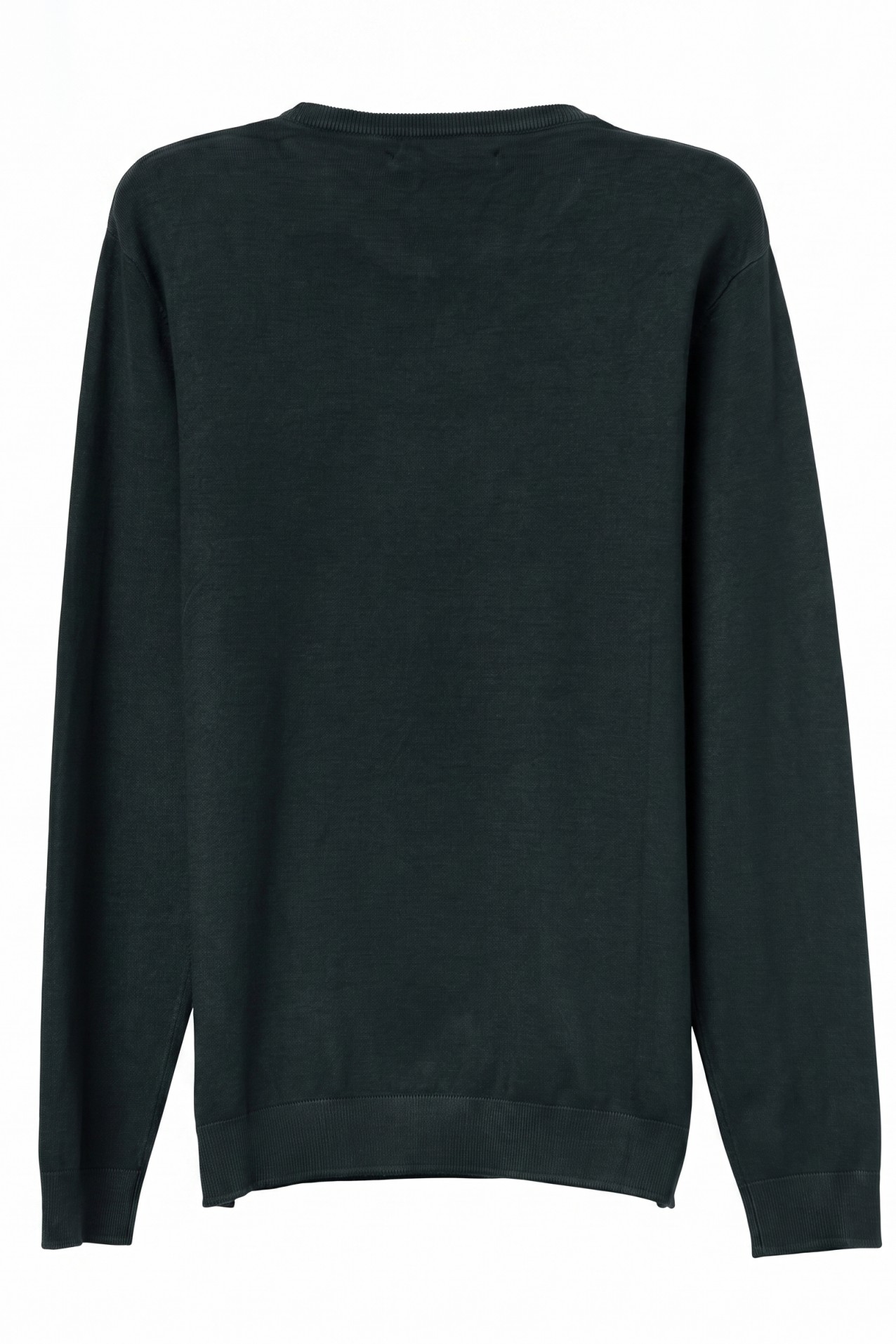 Green Regular Knit Sweater