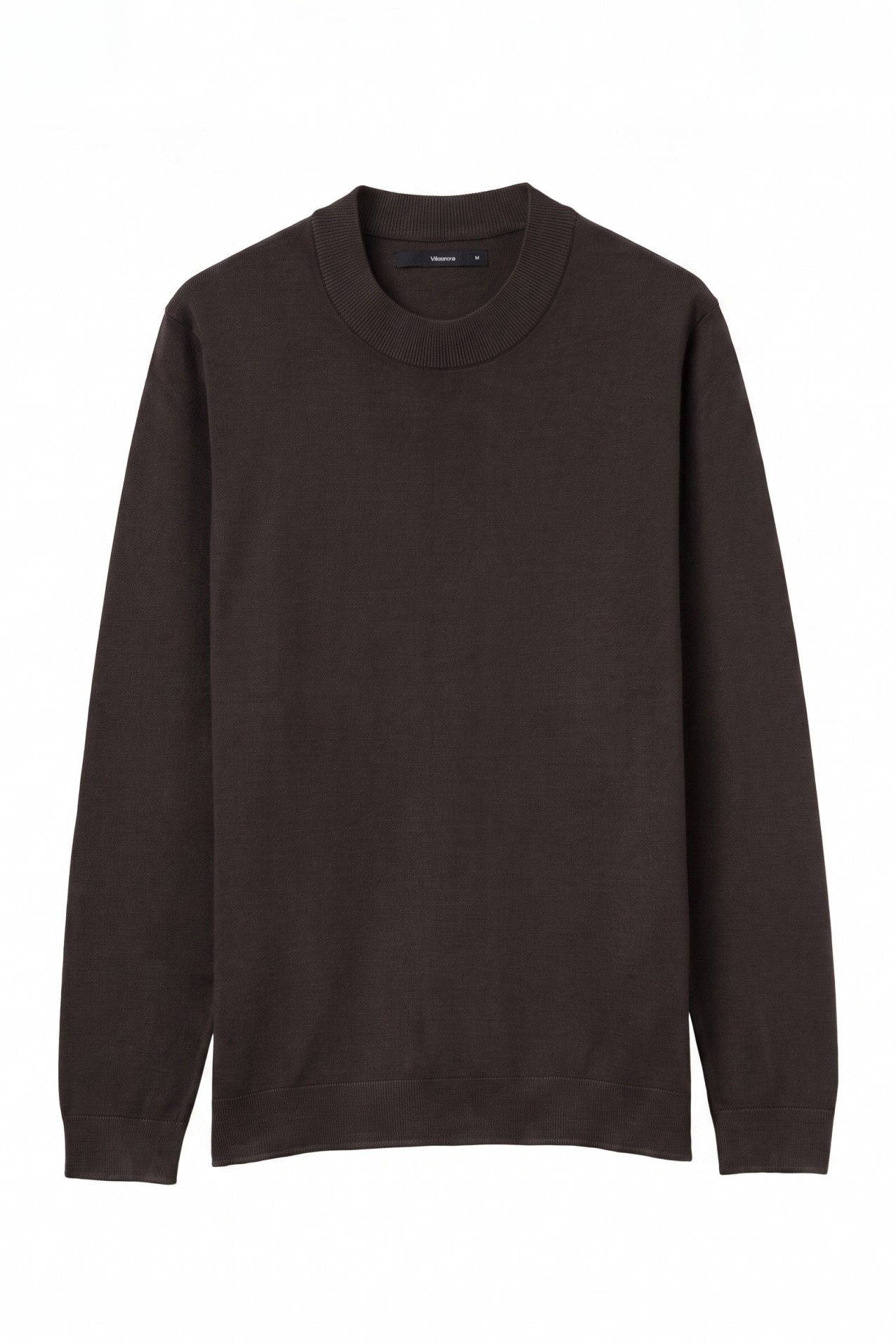 Jersey de punto marr�n