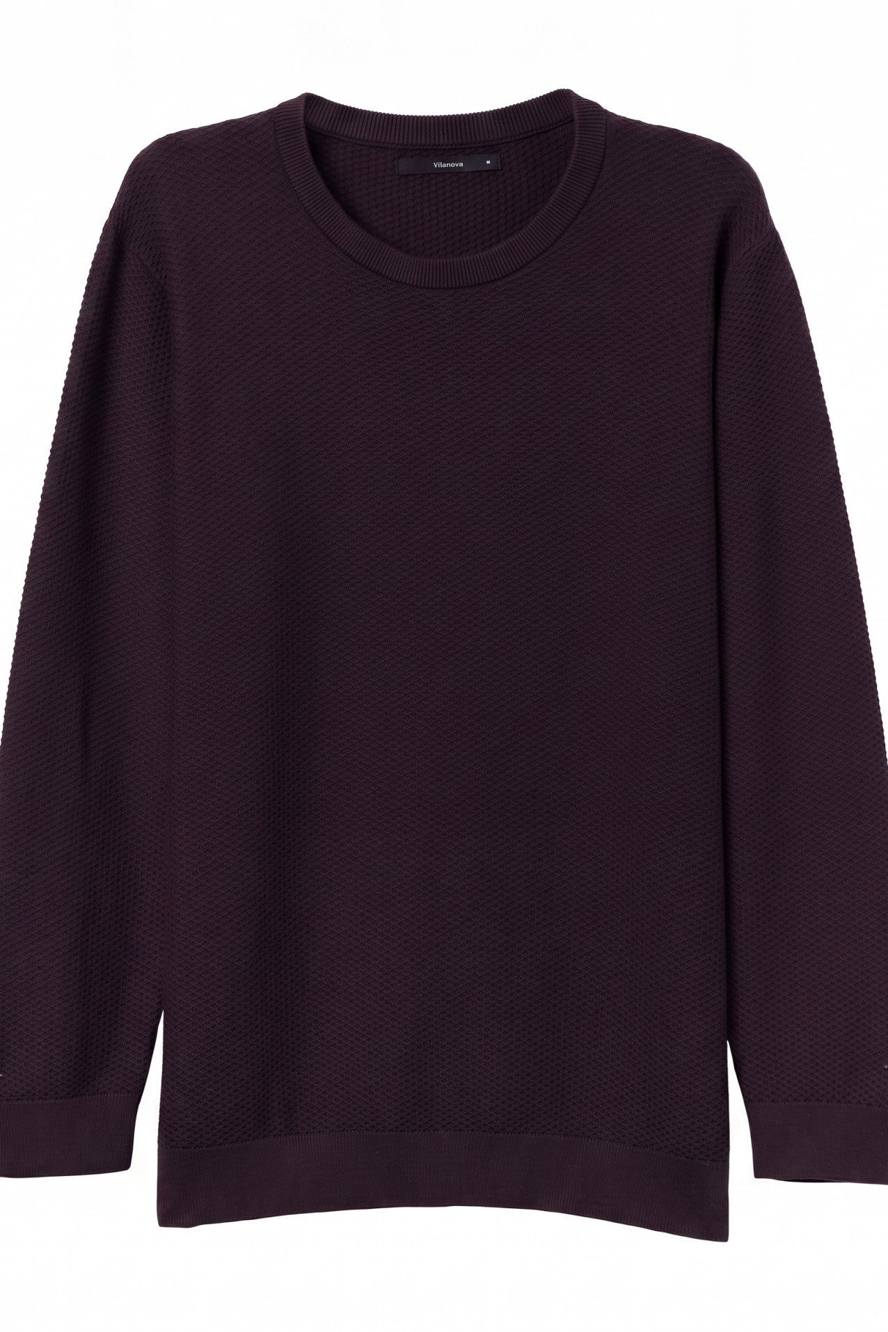Jersey de punto granate