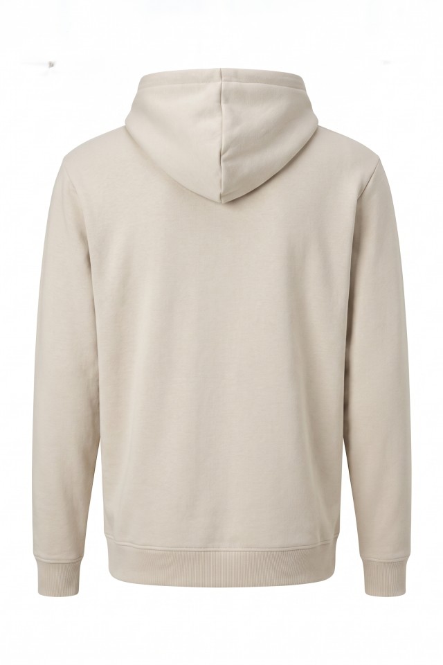 Beige Regular Fit Hoodie Beige Regular Fit Hoodie