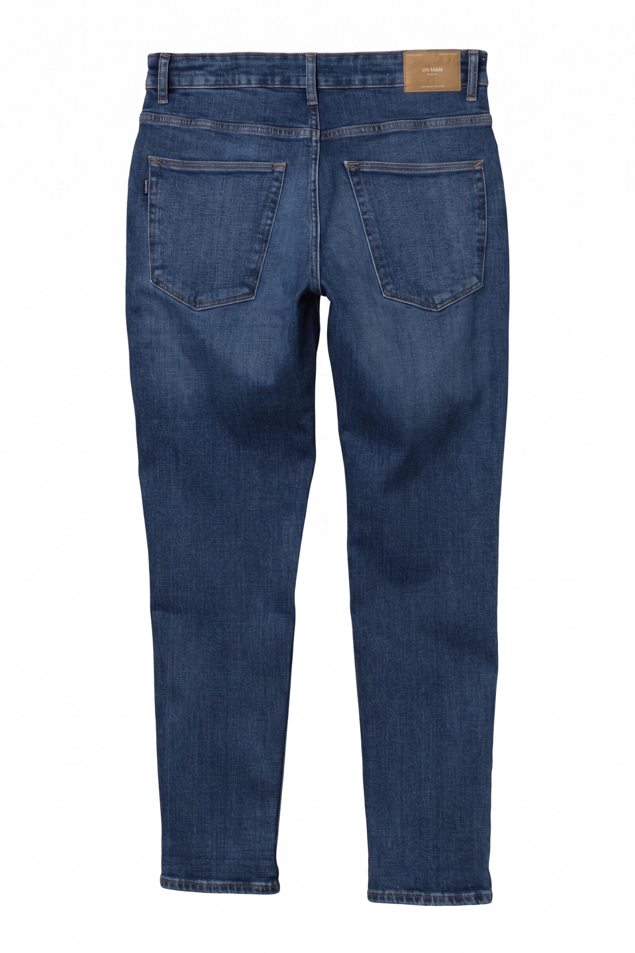 Dark Blue Tapered Jeans