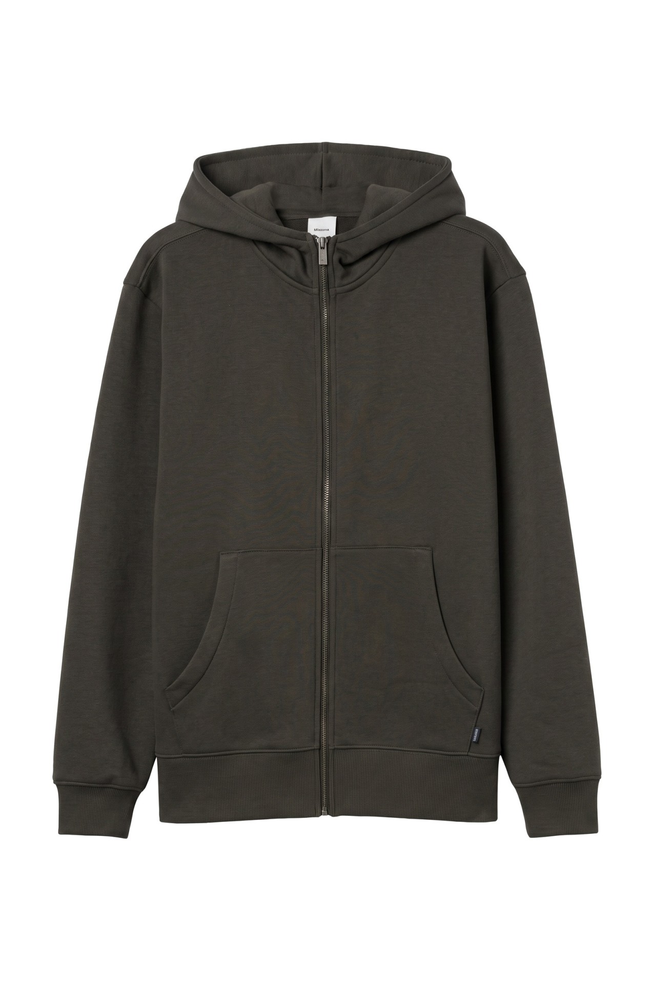Short Green Zip Hoodie