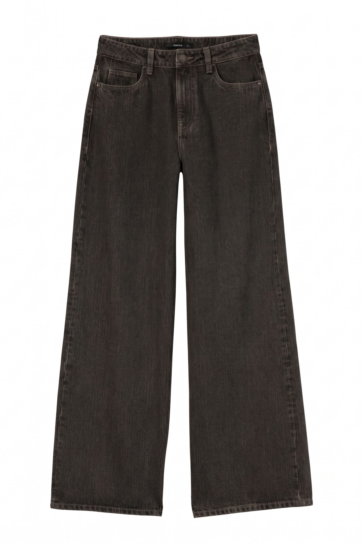 Wide Leg Black Jeans