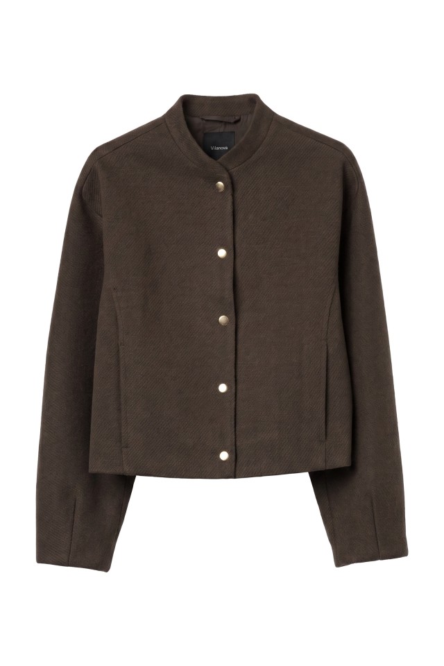 Brown Relaxed Jacket Brown Relaxed Jacket