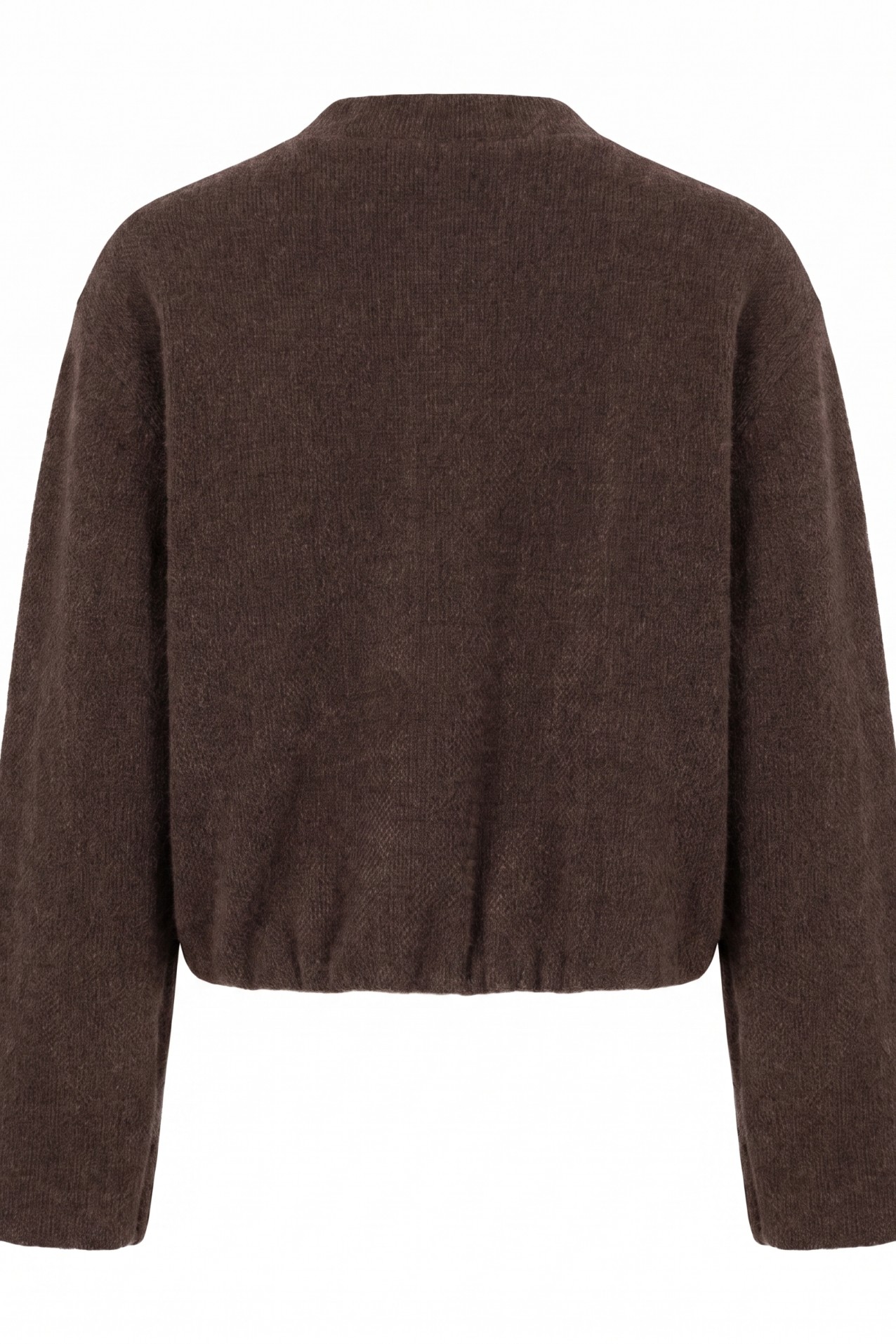 Short Brown Relaxed Jacket