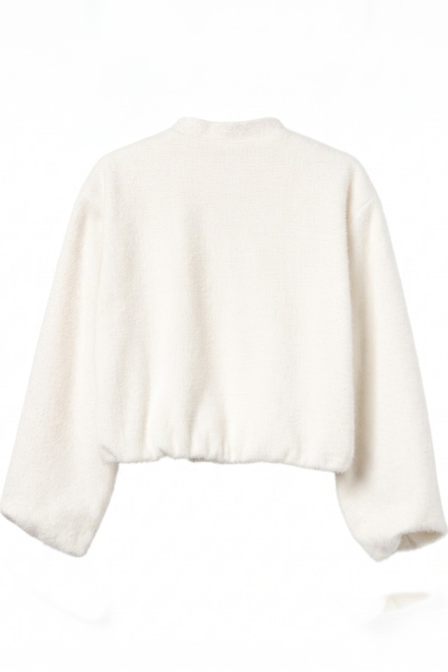 Cazadora corta beige relaxed Cazadora corta beige relaxed