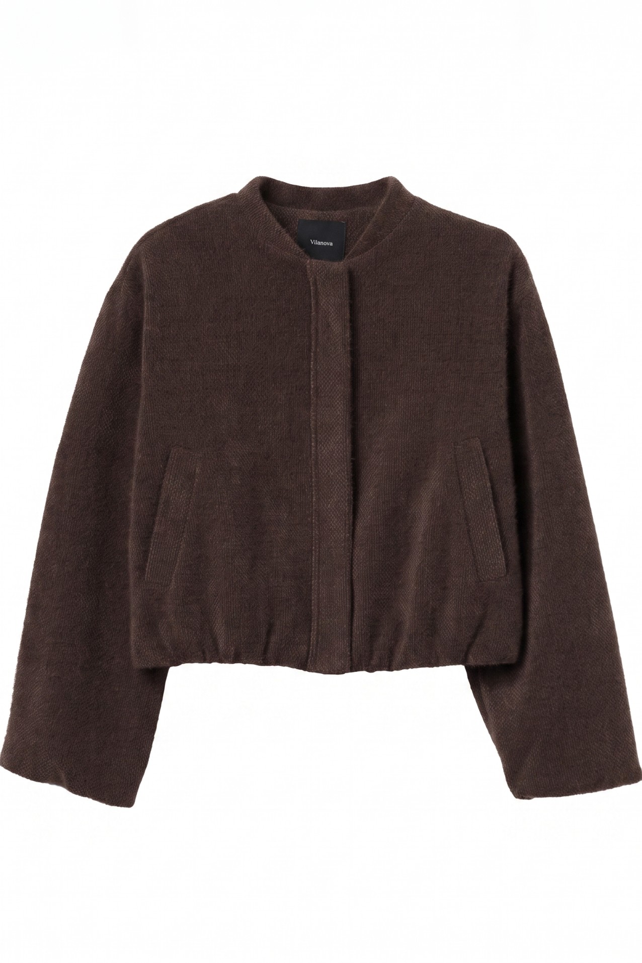 Short Brown Relaxed Jacket