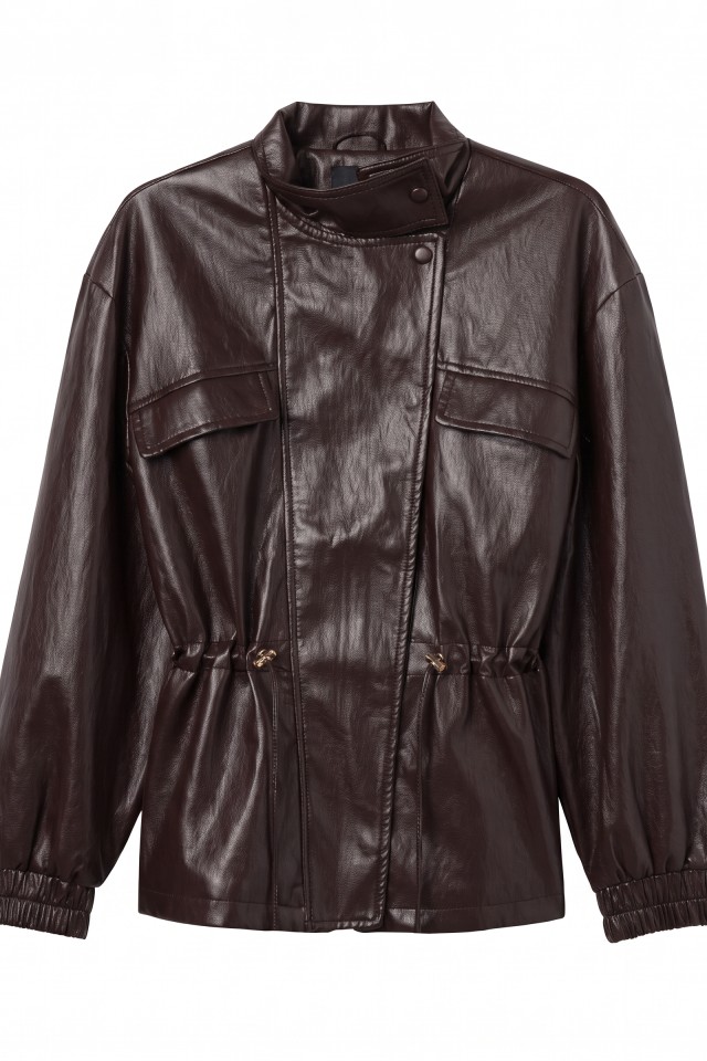 Short Brown Relaxed Jacket Short Brown Relaxed Jacket