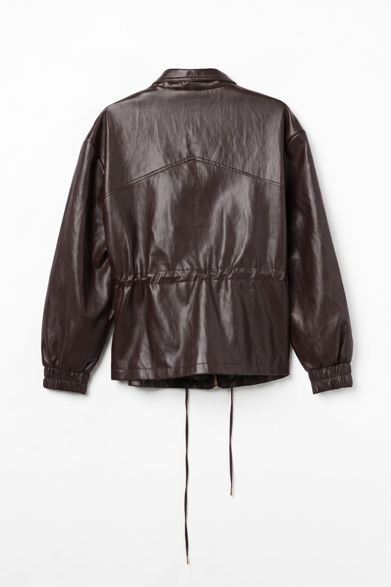Short Brown Relaxed Jacket